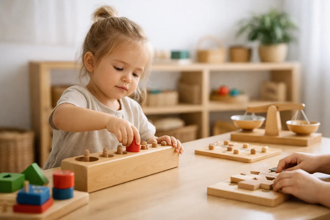 Montessori hračky, které děti učí samostatnosti