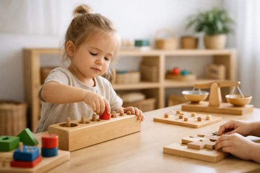 Montessori hračky, které děti učí samostatnosti