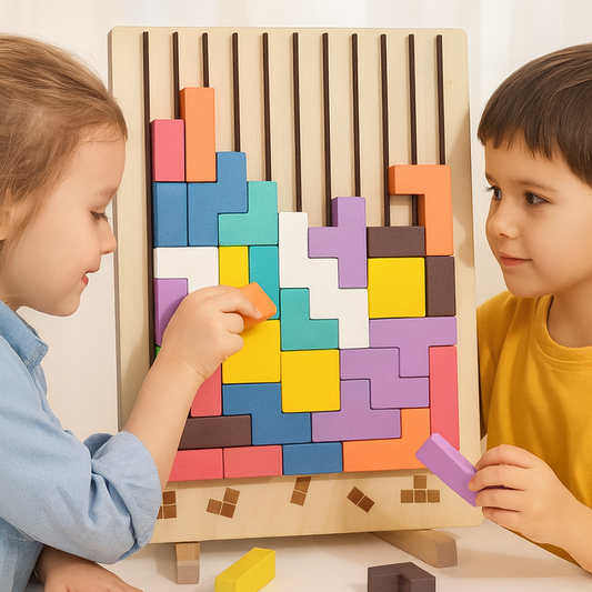 Sada pro rozvoj rovnováhy a logiky – dřevěná hra