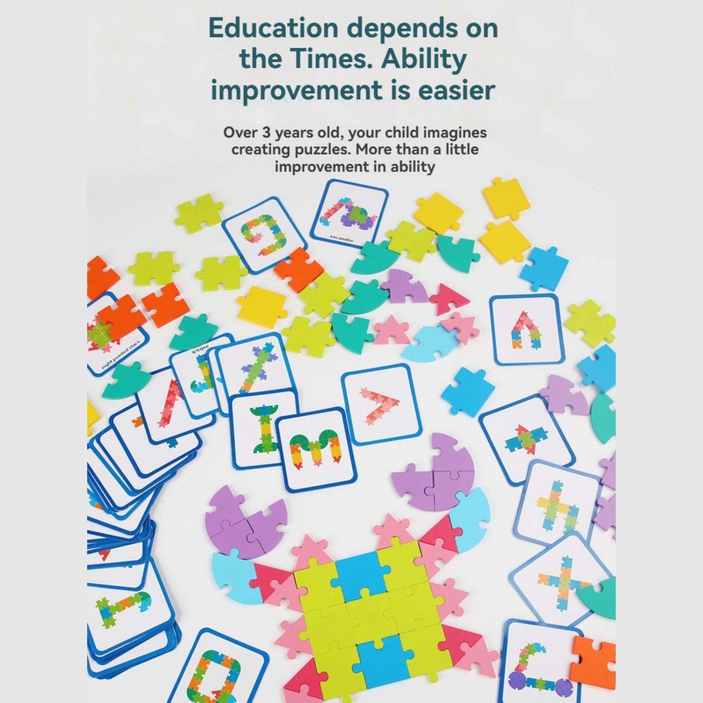 🧩 Drevené logické puzzle pre deti