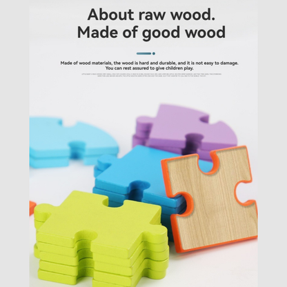 🧩 Drevené logické puzzle pre deti