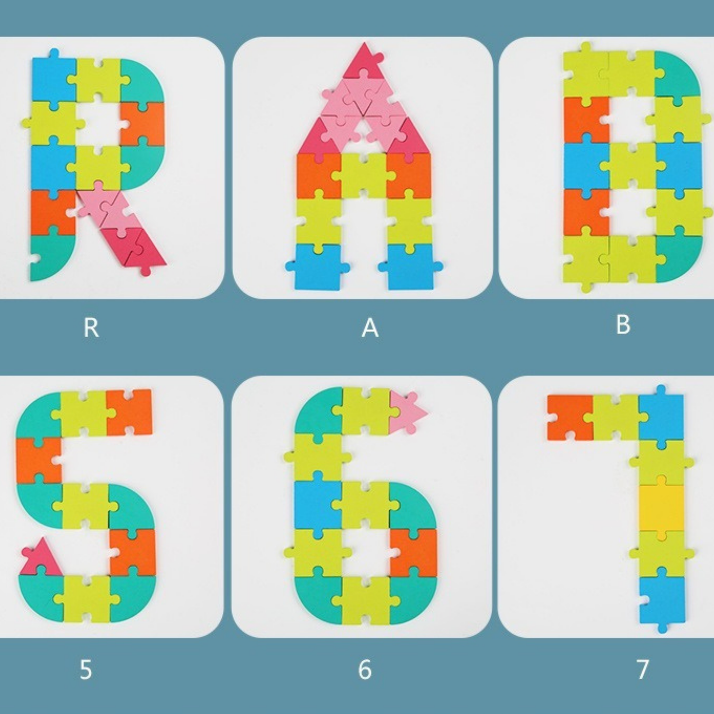 🧩 Drevené logické puzzle pre deti