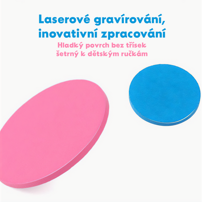 🐾 Sada Drevený Zvířecí &amp; Geometrický Tvarový Puzzle Tangram