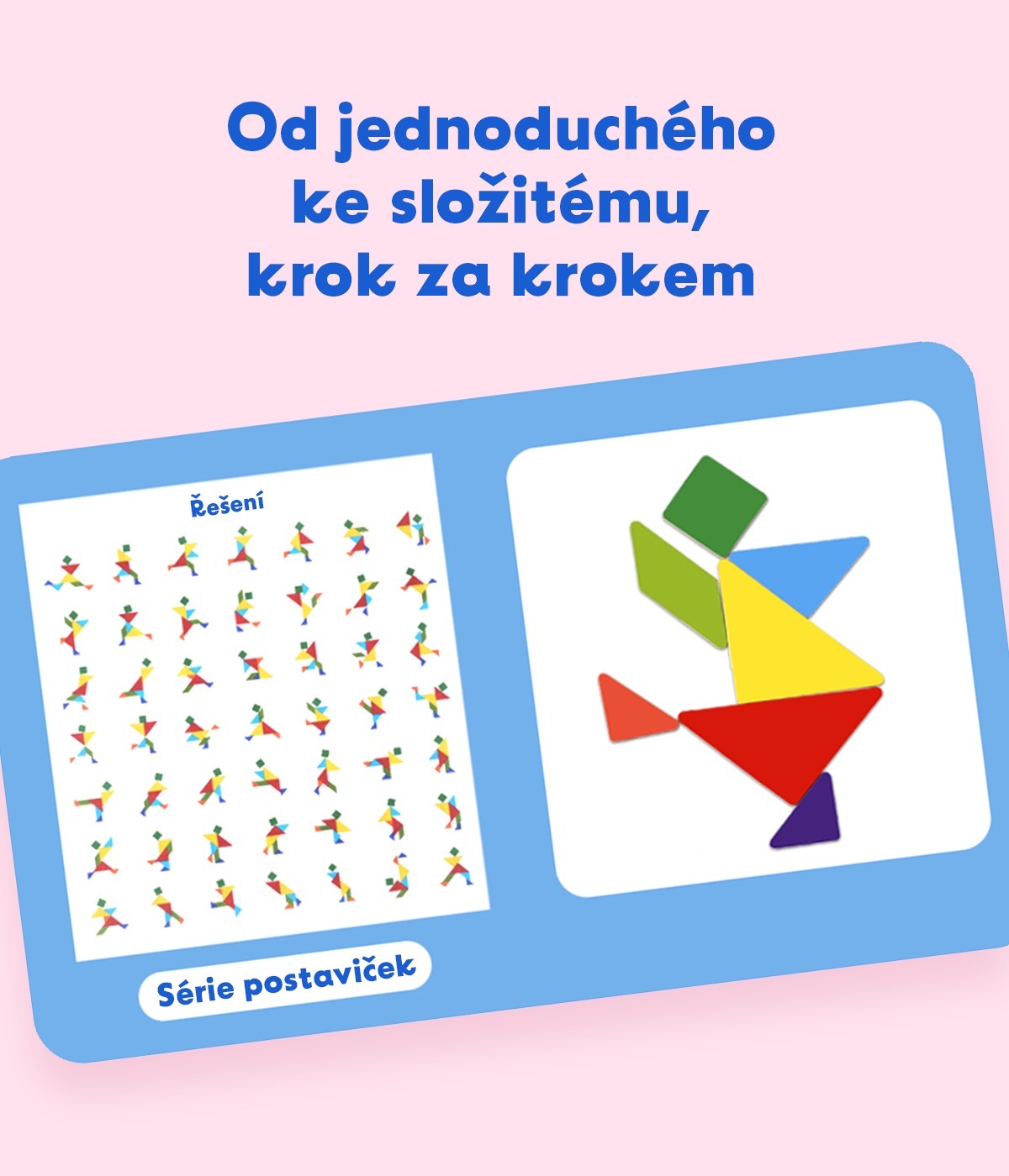 Magnetická logická hra pro rozvoj kreativity a myšlení