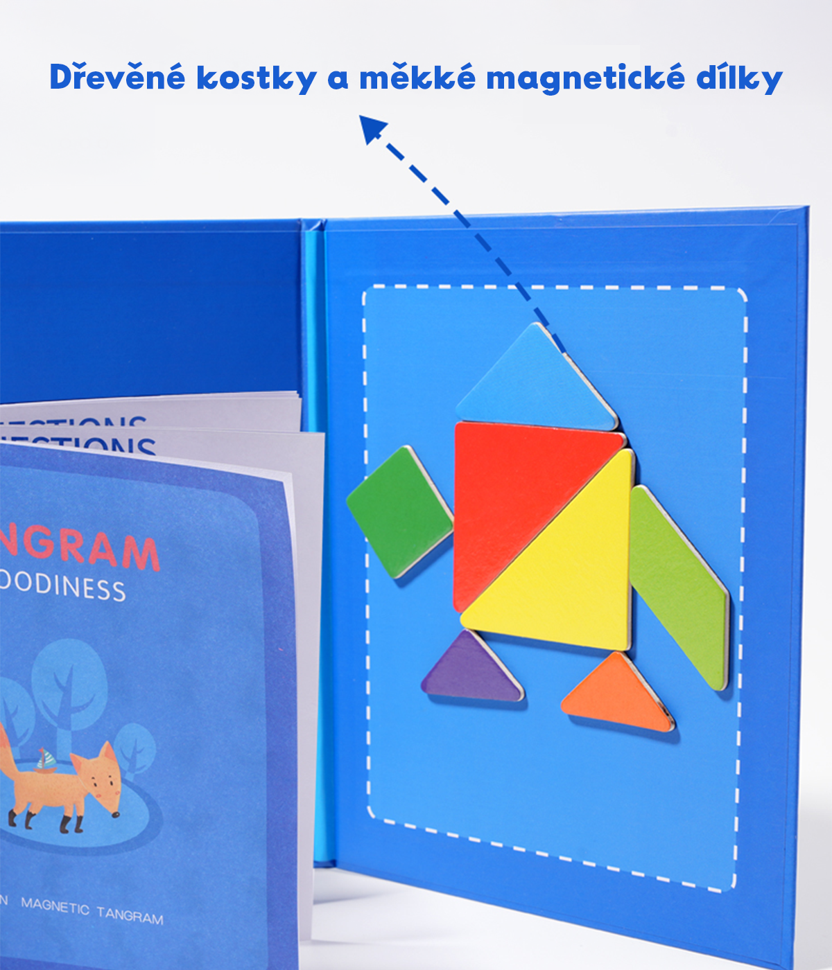 Magnetická logická hra pro rozvoj kreativity a myšlení