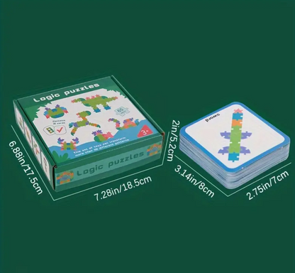 🧩 Drevené logické puzzle pre deti