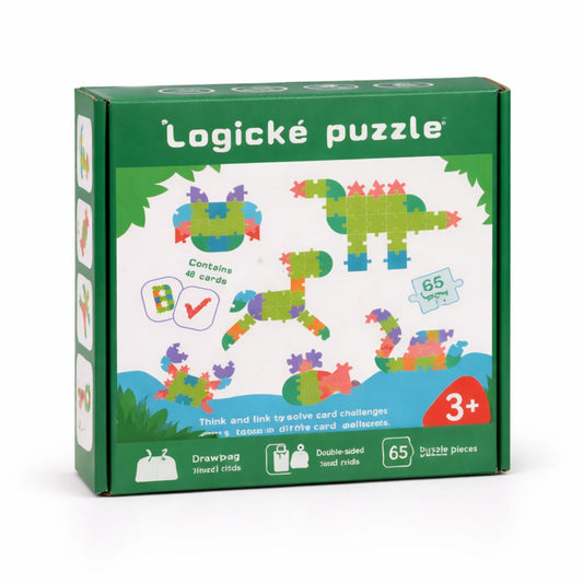 Dřevěné puzzle pro rozvoj logického myšlení a trpělivosti
