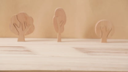 Montessori vláčková sada se zvířaty / Montessori Animal Train Set