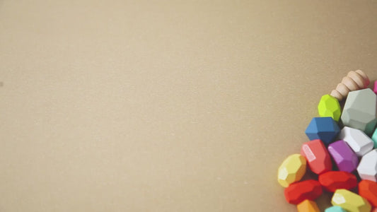 🪵Dřevěné Barevné Vyvažovací Bloky – Různé Délky, Puzzle Hra 36 dílné