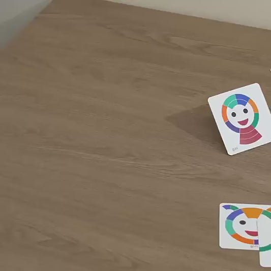 🌈 Drevené Farebné Bloky &amp; Puzzle Set – Kreativní Rainbow Stavebnice s 15 Kartami