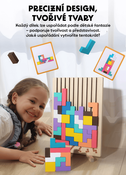 Sada pro rozvoj rovnováhy a logiky – dřevěná hra - Hratko - Svět Hraček